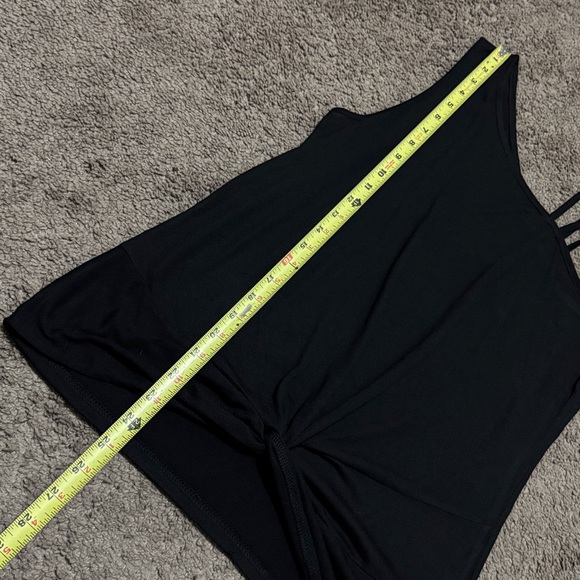 NWT CUPSHE Summer Beach Wear Top-Sz M-Rayon Blend-Black-Cute Strap Detail - Picture 12 of 13